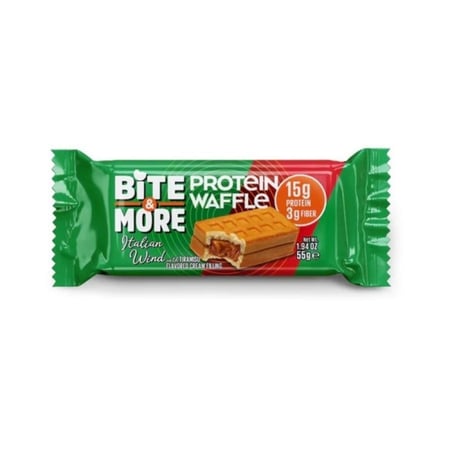 وافل بروتين بايت آند مور 55 جم - BITE & MORE PROTEIN WAFFLE