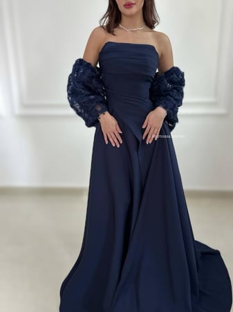 فستان سهره   كحلي