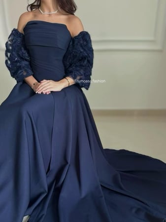 فستان سهره   كحلي