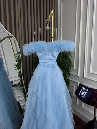 فستان سهره فخم سماوي