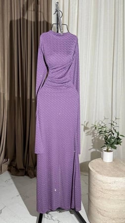 فستان سهره فخم موف