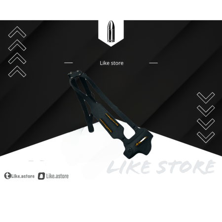 محزم مسدس  (اسود )جهه وحدة