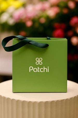 باقة ضوء القمر مزيج من الوان الورد الأبيض وبراعم الورد مع باتشي او فيريرو