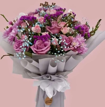 هدية باقة ورد