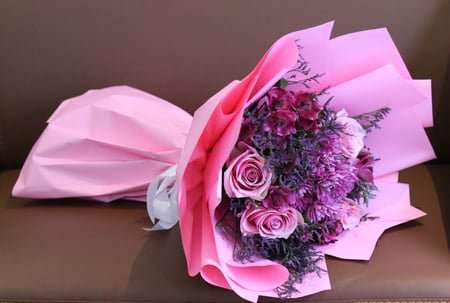 بوكيه ورد وردي