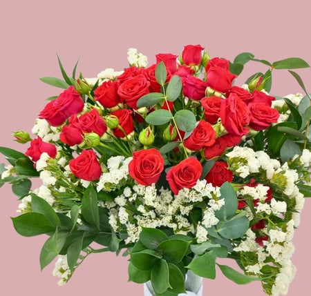 تقدير زهري/ فازه زجاجية ورودصغيرة