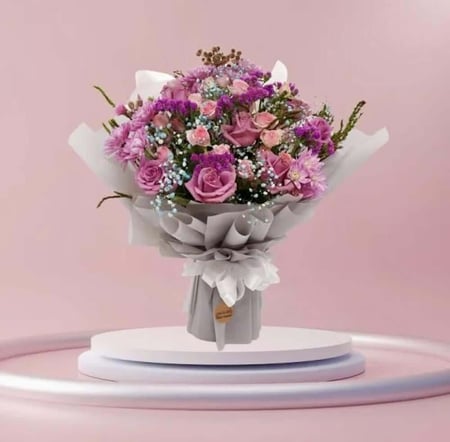 باقة مزيج نابض بالحياة