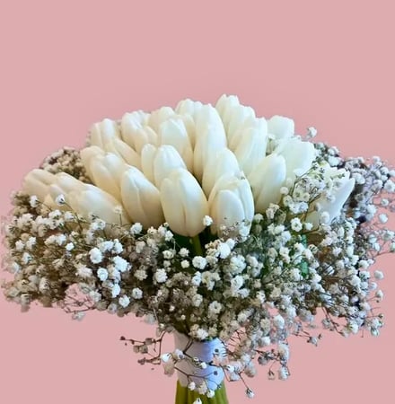 باقة ورد ليوم الزفاف