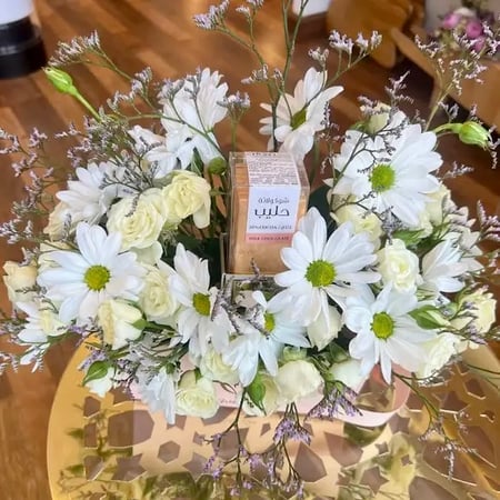 باقة بيبي روز مع شوكولاتة بستاني