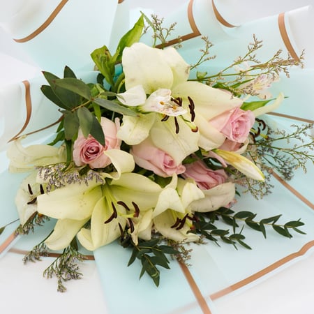 باقة ورد فخمة