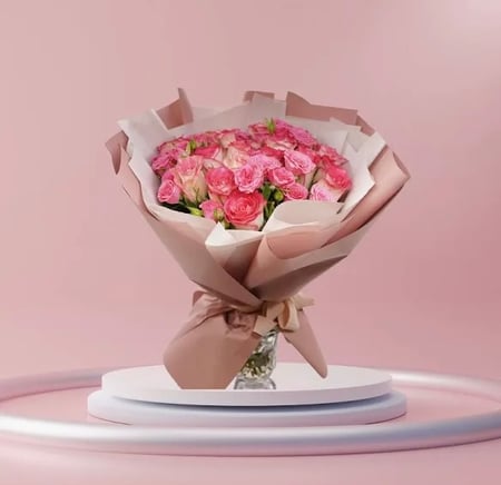 باقات ورد طبيعي