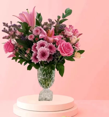 البهجة في مزهرية / مع شوكلاتة باتشي او فيريرو او البستاني او أنوش