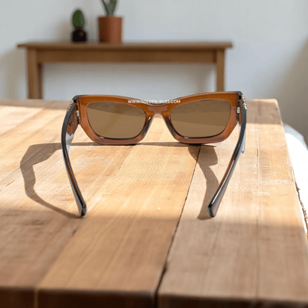 نظارة ميو ترانزبيرنت براون