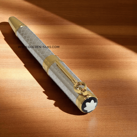 قلم مونت بلانك الكتاب سيلفر قولد2