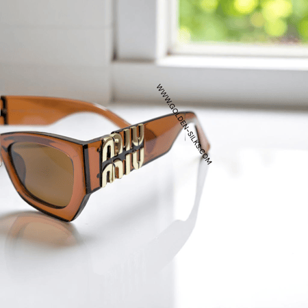 نظارة ميو ترانزبيرنت براون