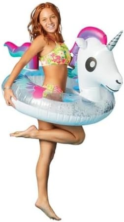 عوامة حمام السباحة بتصميم وحيد القرن مقاس 34.5 بوصة