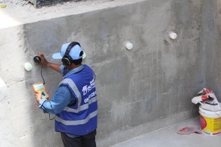 كشف تسريب -ضغط اختبار كامل شبكة نظام الفلتره للمسبح مع تحديد مكان التهريب بالظبط في حالة وجوده -مقاس فلتر 24