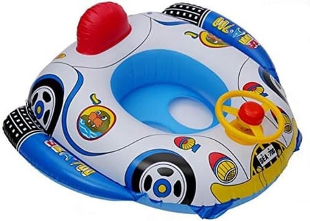 قارب السباحة الكرتون للأطفال