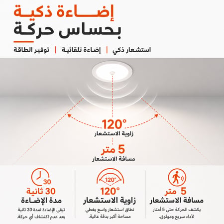 إضاءة حمام تلقائية