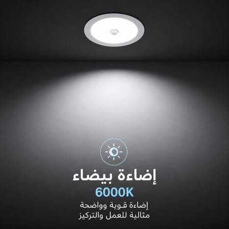 لمبة سقف مع حساس حركة