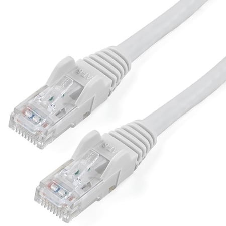 كابل شبكة JD FN402 من النوع CAT-6 (لون أبيض) بطول 1.5 متر