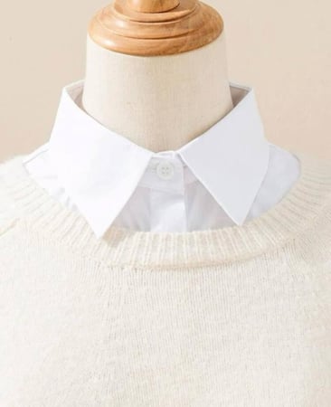 قبة قميص منفصلة لإطلالة رسمية وأنيقة