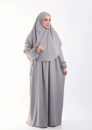 أسدال شرعي لون رمادي