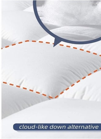 بكج | لباد مرتبة ارتفاع 8 سم مع 2 مخده فندقية