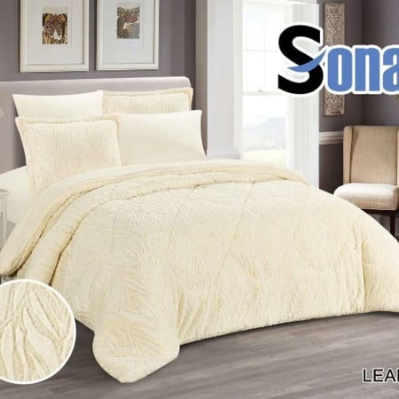 بكج الشتاء - سرير مع مرتبة ومفرش شتوي ومخدة طبية