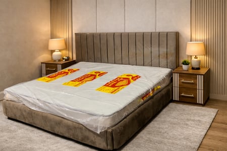 غرفة نوم مودرن - لون بني