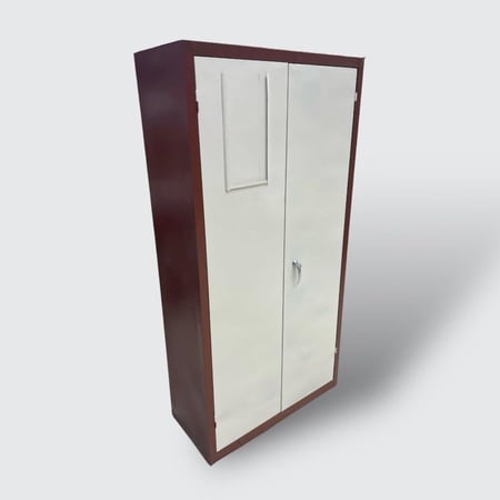 خزانة ملابس معدنية بابين  تنظيم عملي ومتانة تدوم