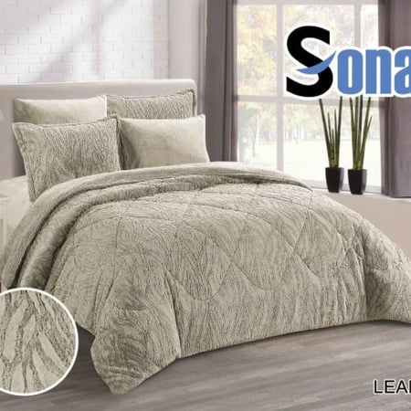 مفرش SONA شتوي فرو - لون أخضر