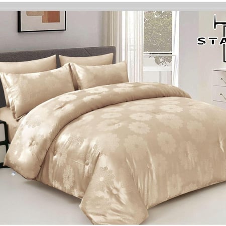 مفرش حرير ناعم نفرين 6 قطع وبسعر رخيص