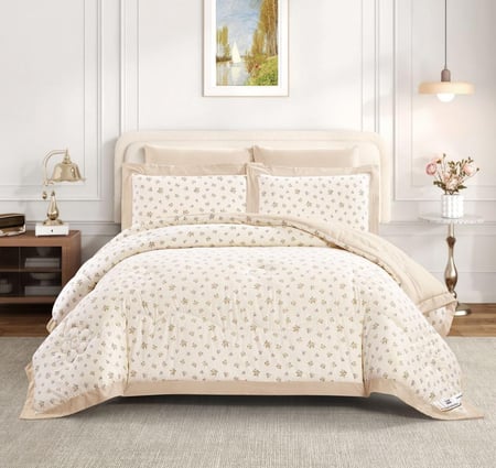 طقم لحاف DOONA مزدوج مشجر خامة ميكرفيبر مريحة