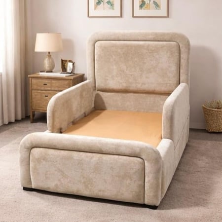 سرير أطفال حواجز متحركة وشكل انيق متعدد الألوان