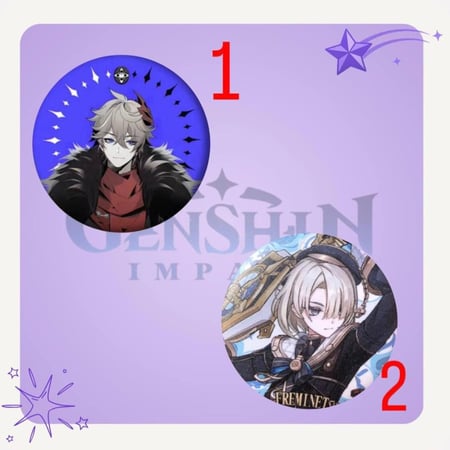 بروشات قينشن إمباكت - brooch Genshin Impact