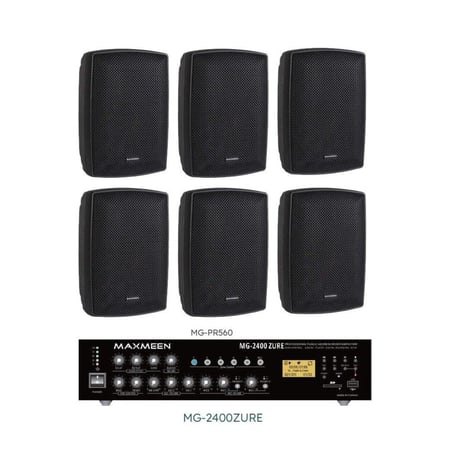 نظام صوتي 3 - 8 سماعات جدارية 60 وات ماكسمين حتى 240 وات