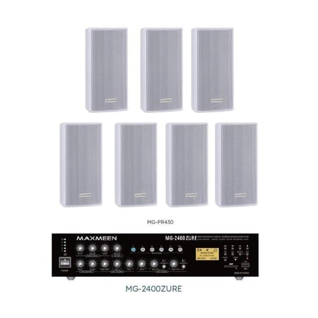 نظام صوتي 4 - 12 سماعة جدارية 30 وات ماكسمين حتى 240 وات