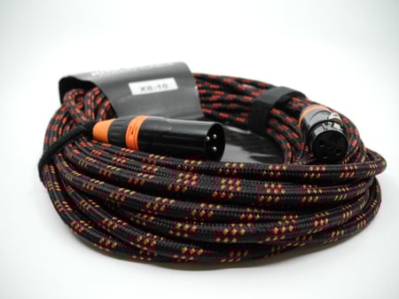 سلك ماكسمين لاقطة قماشي بخيارات طول متعددة XLR الى XLR