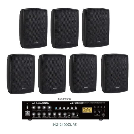 نظام صوتي 4 - 8 سماعات جدارية  60 وات ماكسمين حتى 240 وات