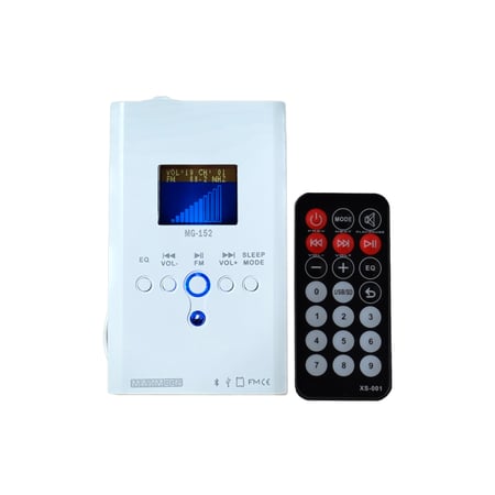 مكبر صوت امباليفر ماكسمين جداري 2*4 بلوتوث MG-R152 ، USB/MP3