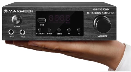 نظام صوتي متكامل, امباليفير 200 واط مع 4 سماعات جدارية 30 واط للإستخدام الداخلي والخارجي