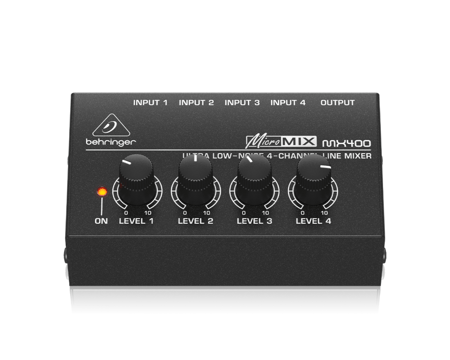 MX400-ميكسر صغير 4 مداخل BEHRINGER