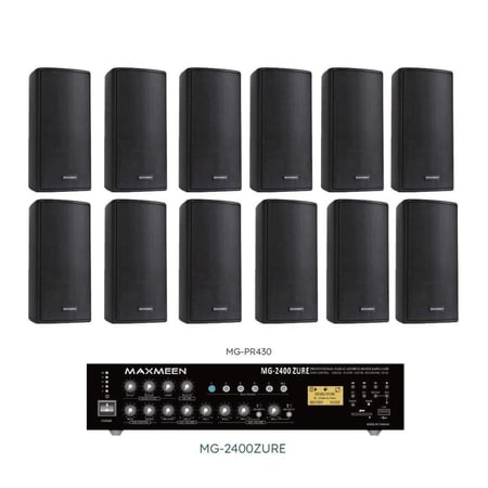 نظام صوتي 3 - 12 سماعة جدارية 30 وات ماكسمين حتى 240 وات