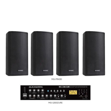 نظام صوتي 4 - 12 سماعة جدارية 30 وات ماكسمين حتى 240 وات