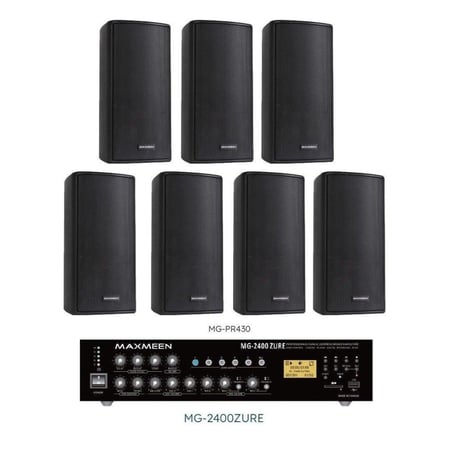 نظام صوتي 4 - 12 سماعة جدارية 30 وات ماكسمين حتى 240 وات