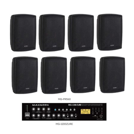 نظام صوتي 3 - 8 سماعات جدارية 60 وات ماكسمين حتى 120 وات