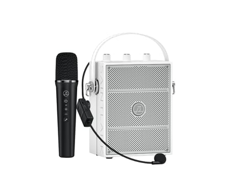 S7-سماعة محمولة SAINTLARK بقوة 30 وات 2 لاقط لاسلكي