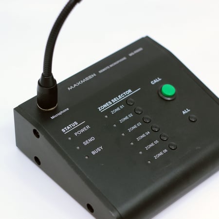 لاقطة نداء ماكسمين مكتبية مع تحكم 6 زون MG-6000MTRX