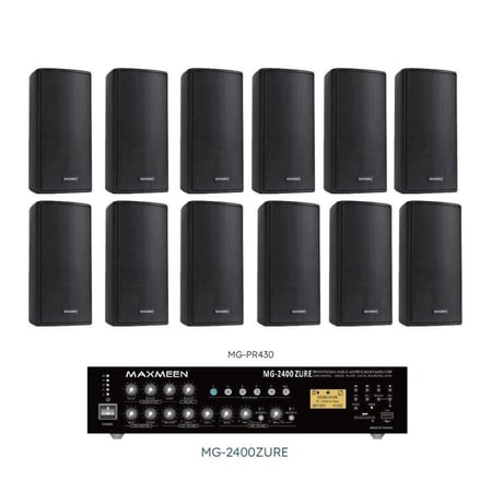 نظام صوتي 4 - 12 سماعة جدارية 30 وات ماكسمين حتى 240 وات